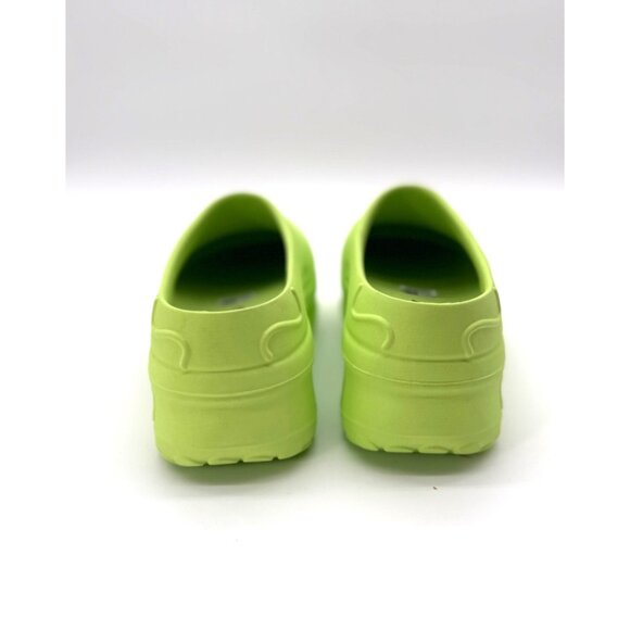 Adidas Lime Green Clogs Size 7 Comfortable Slip-On Design Lightweight & Durable - Picture 4 of 7